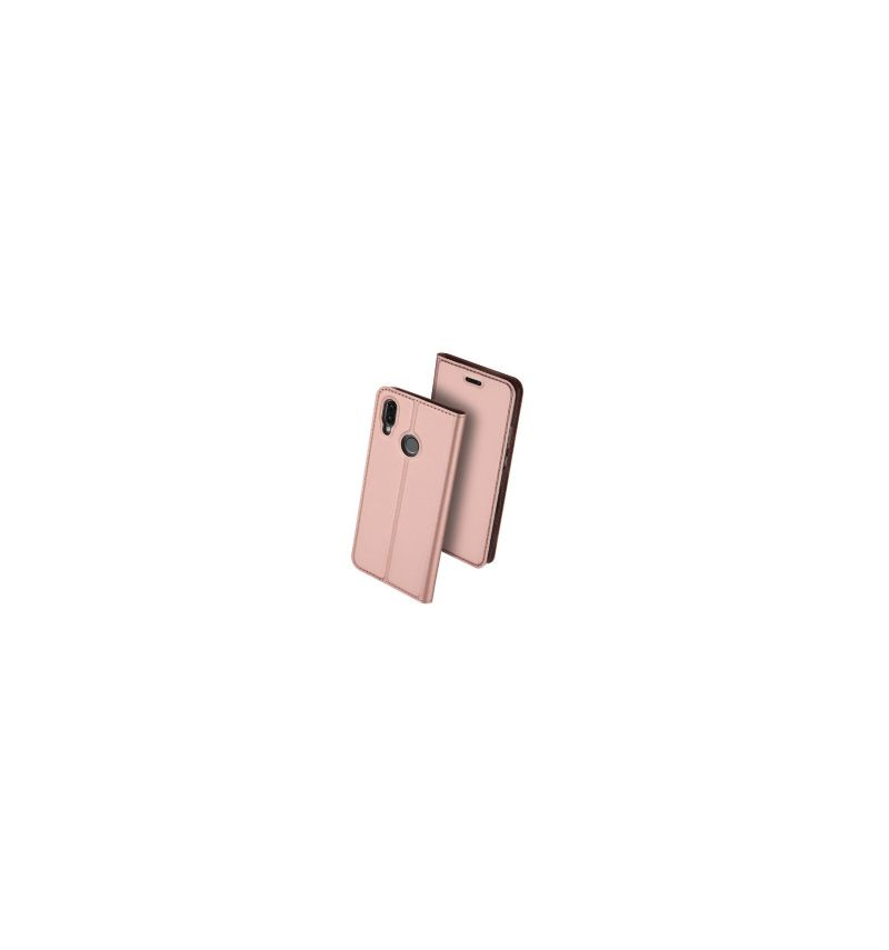 Flipové Pouzdro Na Huawei P20 Lite Obchodní Imitace Kůže