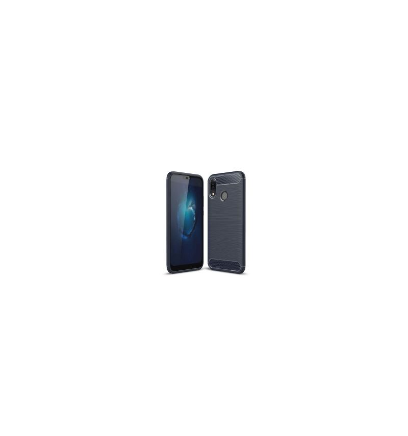 Kryt Na Huawei P20 Lite Kartáčovaný Texturovaný Uhlík