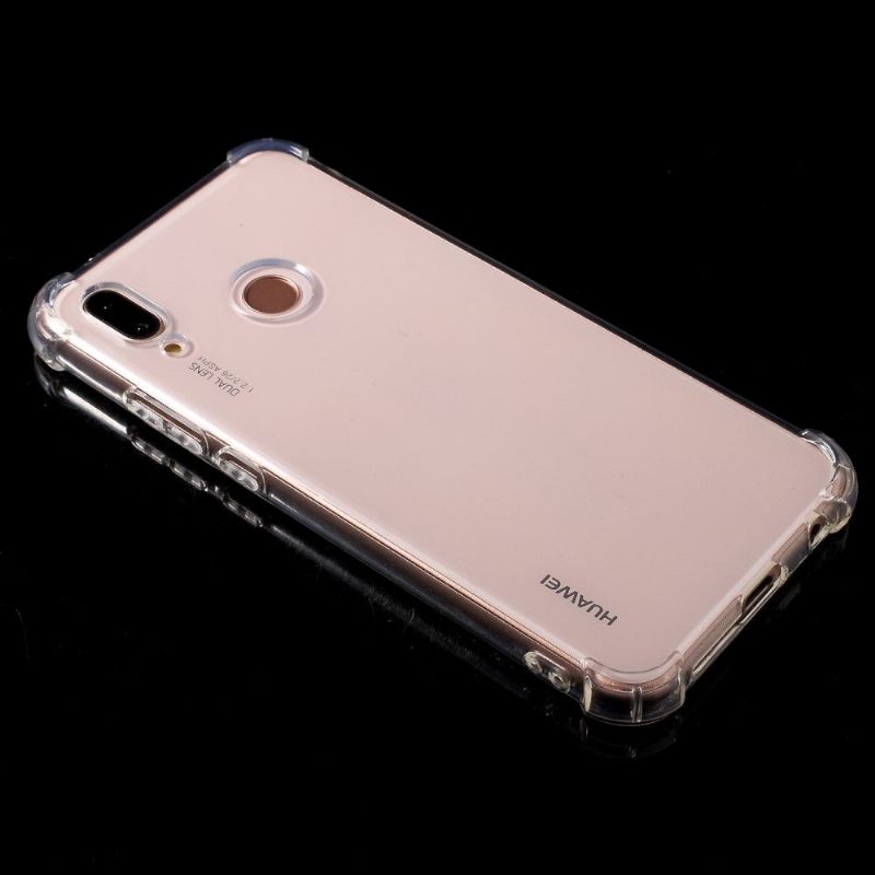 Kryt Na Huawei P20 Lite Čistý Plášť Vyztužené Rohy