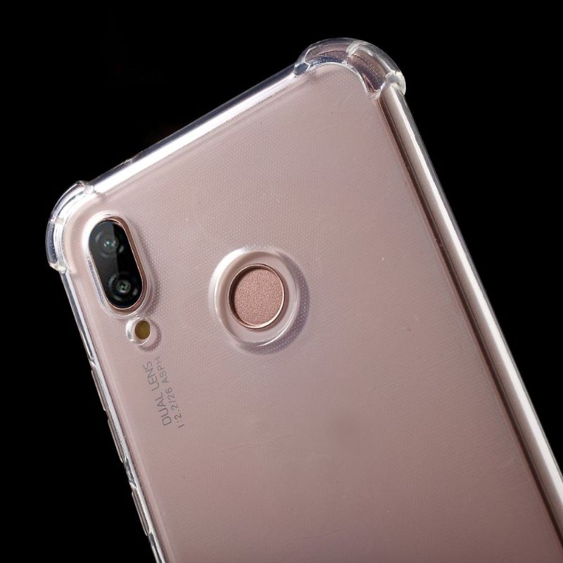 Kryt Na Huawei P20 Lite Čistý Plášť Vyztužené Rohy