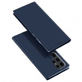 Kožené Pouzdro Samsung Galaxy S24 Ultra 5g Kryty Na Mobil Skin Pro Series Dux Ducis