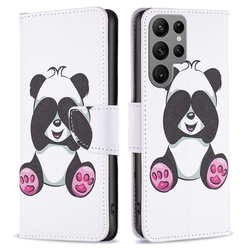 Kožený Kryt Samsung Galaxy S24 Ultra 5g Panda