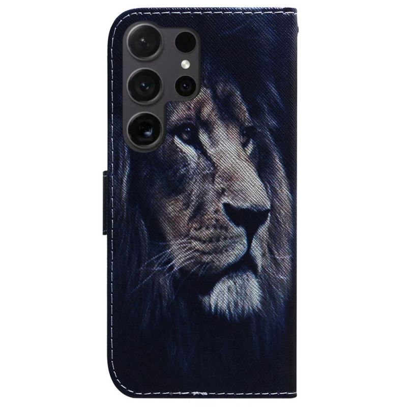 Kožený Kryt Samsung Galaxy S24 Ultra 5g Snící Lev