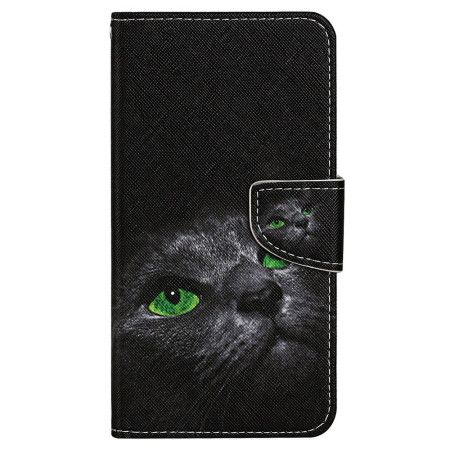 Kožený Kryt Samsung Galaxy S24 Ultra 5g Strappy Cat Eyes