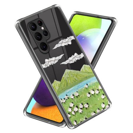 Kryt Na Samsung Galaxy S24 Ultra 5g Malování Jehňátek