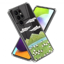 Kryt Na Samsung Galaxy S24 Ultra 5g Malování Jehňátek
