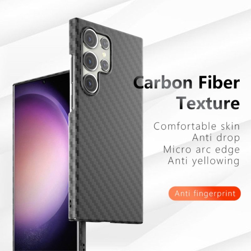 Kryt Samsung Galaxy S24 Ultra 5g Textura Uhlíkových Vláken