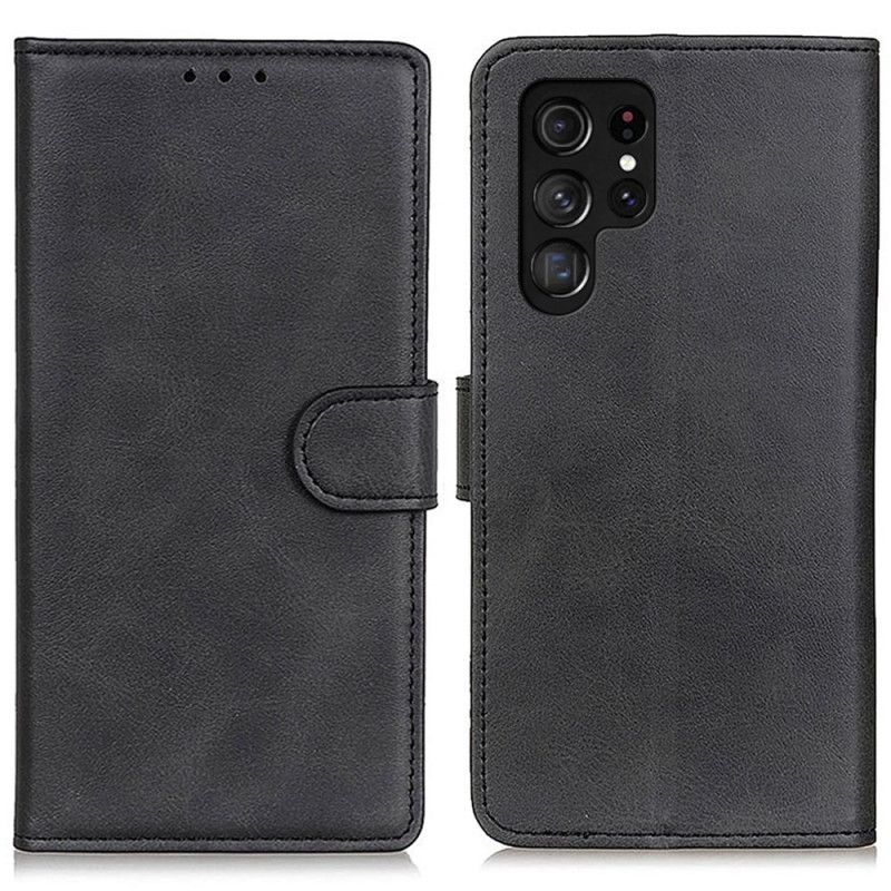 Peněženková Pouzdra Samsung Galaxy S24 Ultra 5g Kryty Na Mobil Matná Umělá Kůže