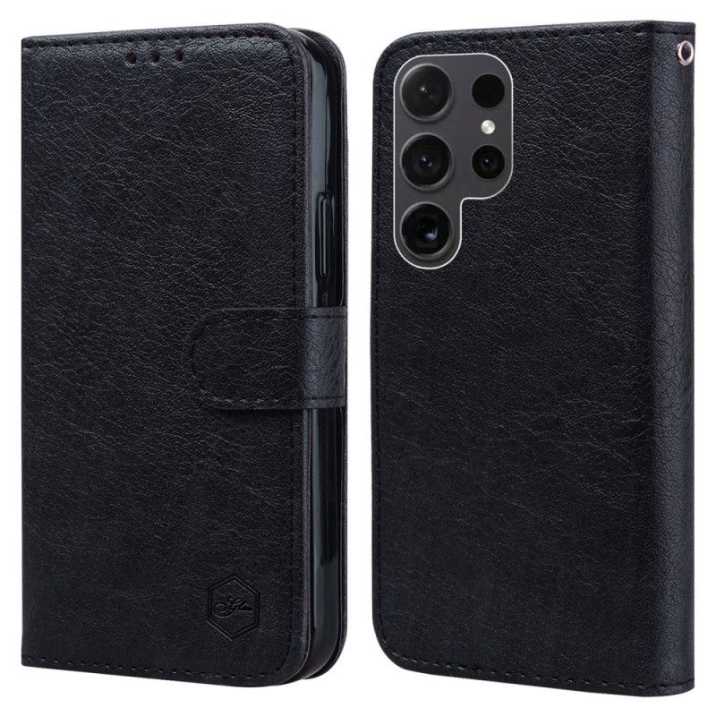Peněženková Pouzdra Samsung Galaxy S24 Ultra 5g Retro Efekt