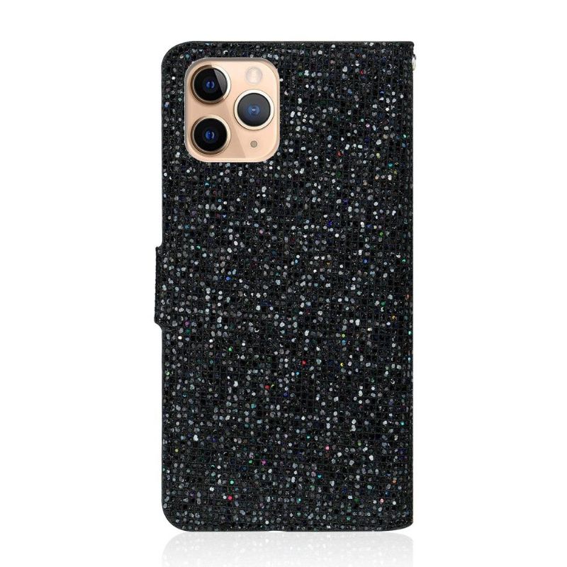 Flipové Pouzdro Na iPhone 12 Pro Max Držák Třpytivých Karet