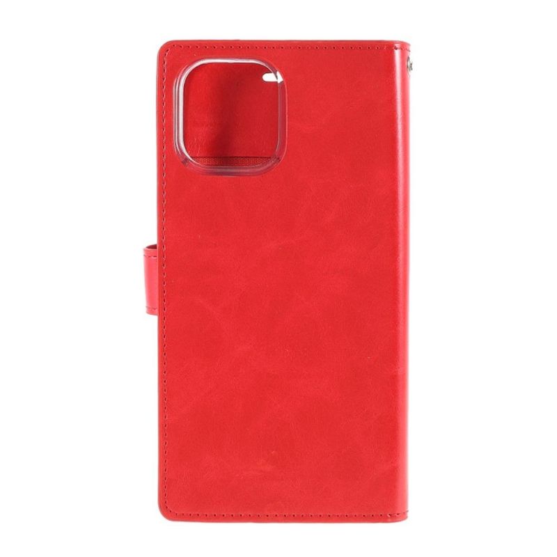 Flipové Pouzdro Na iPhone 12 Pro Max Mansoor Imitace Kůže