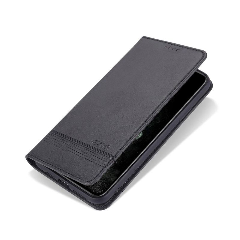 Kožené Pouzdro Na iPhone 12 Pro Max Kožený Efekt Azns Deluxe