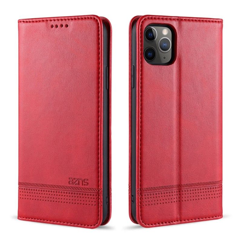 Kožené Pouzdro Na iPhone 12 Pro Max Kožený Efekt Azns Deluxe