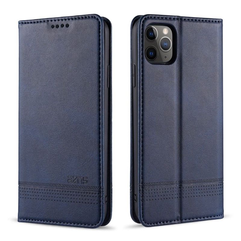 Kožené Pouzdro Na iPhone 12 Pro Max Kožený Efekt Azns Deluxe