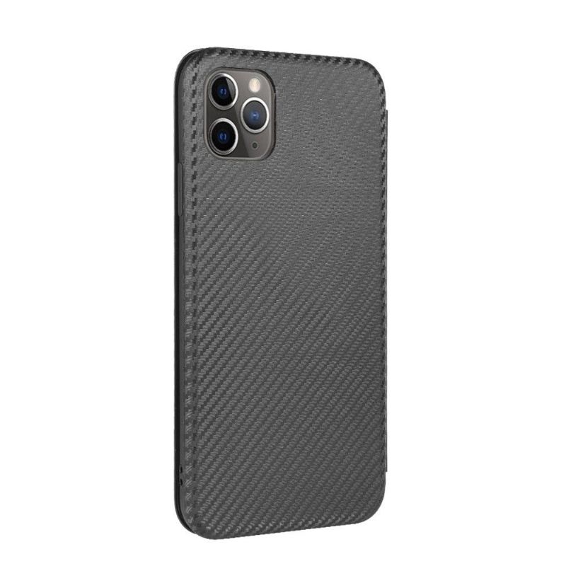 Kožené Pouzdro Na iPhone 12 Pro Max Umělá Kůže Ve Stylu Uhlíkových Vláken