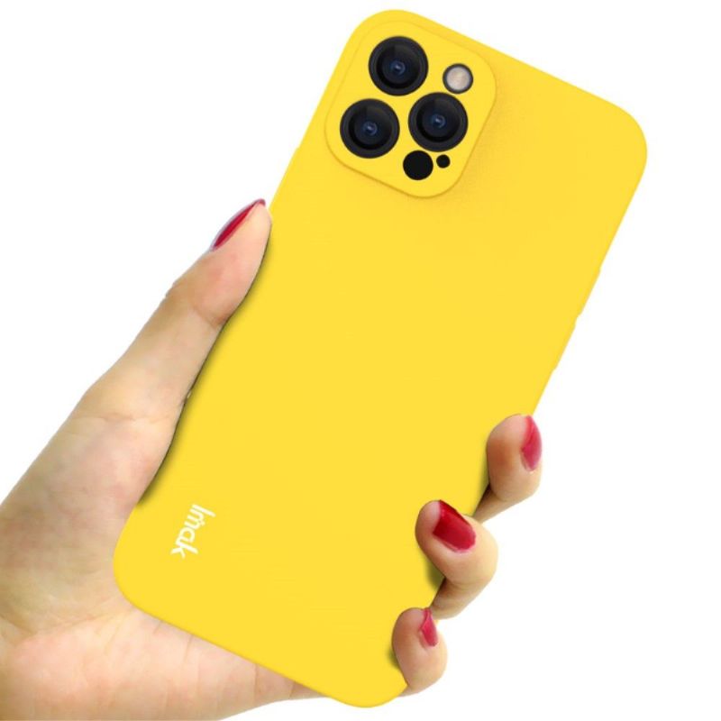 Kryt Na iPhone 12 Pro Max Flexibilní Pocitová Barva