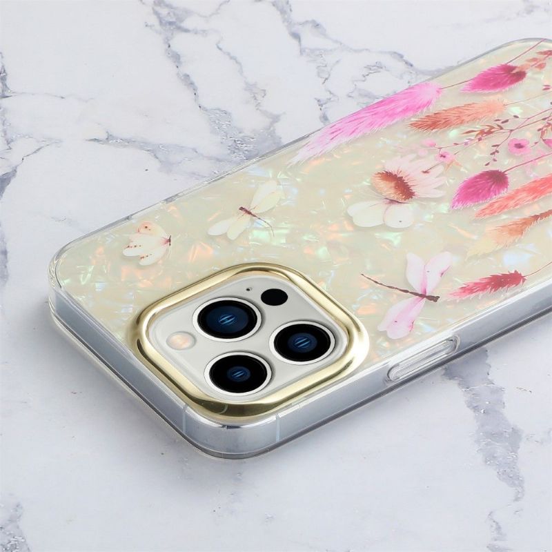 Kryt Na iPhone 12 Pro Max Motýli A Květiny