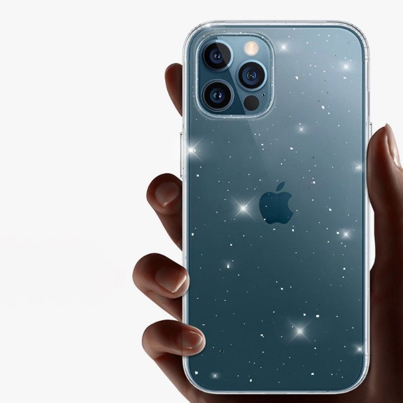 Kryt Na iPhone 12 Pro Max Průhledné Flitry