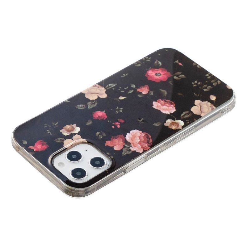 Kryt Na iPhone 12 Pro Max Svítící Květiny