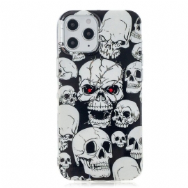 Kryt Na iPhone 12 Pro Max Svítící Lebka