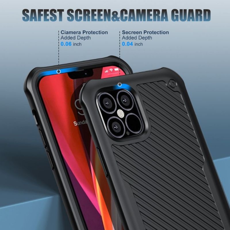 Kryty Na Mobil Na iPhone 12 Pro Max Sentinel – Pouzdro + 2 Tvrzené Sklo