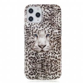 Kryty Na Mobil Na iPhone 12 Pro Max Světelný Sněžný Leopard