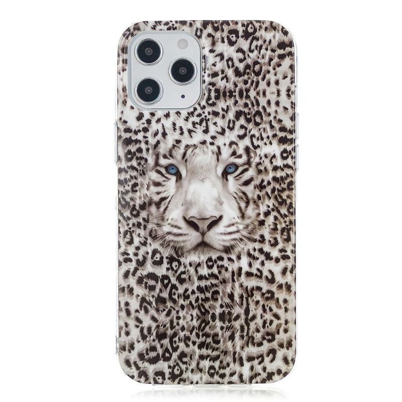 Kryty Na Mobil Na iPhone 12 Pro Max Světelný Sněžný Leopard