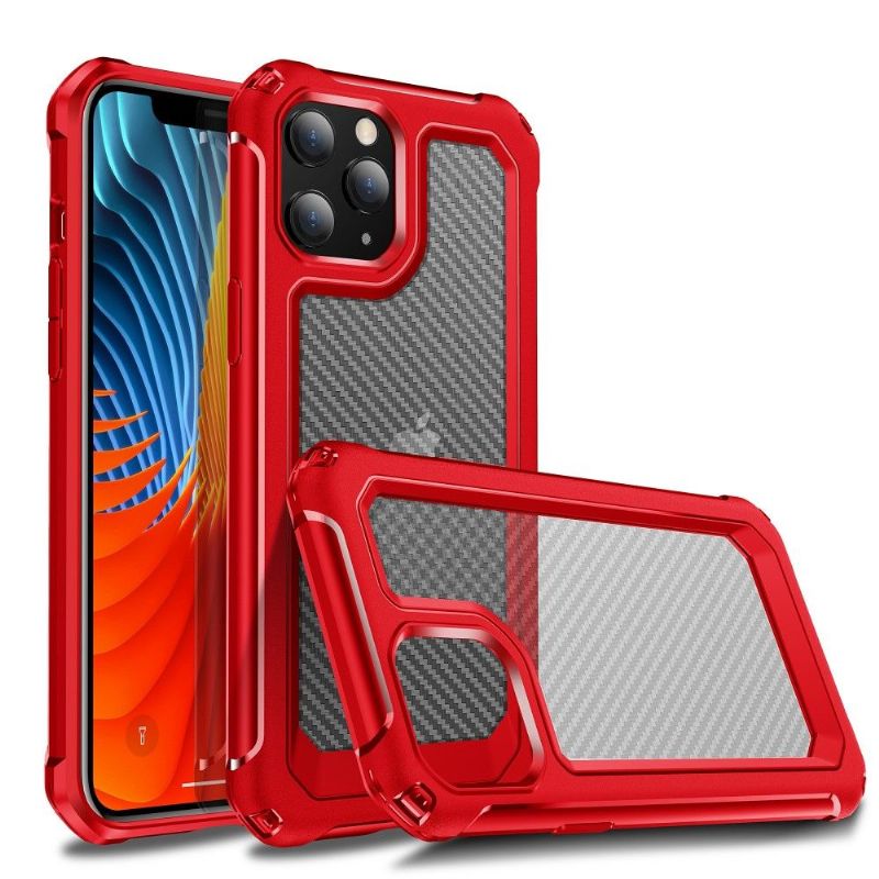 Kryty Na Mobil Na iPhone 12 Pro Max Vymazat Styl Uhlíkových Vláken
