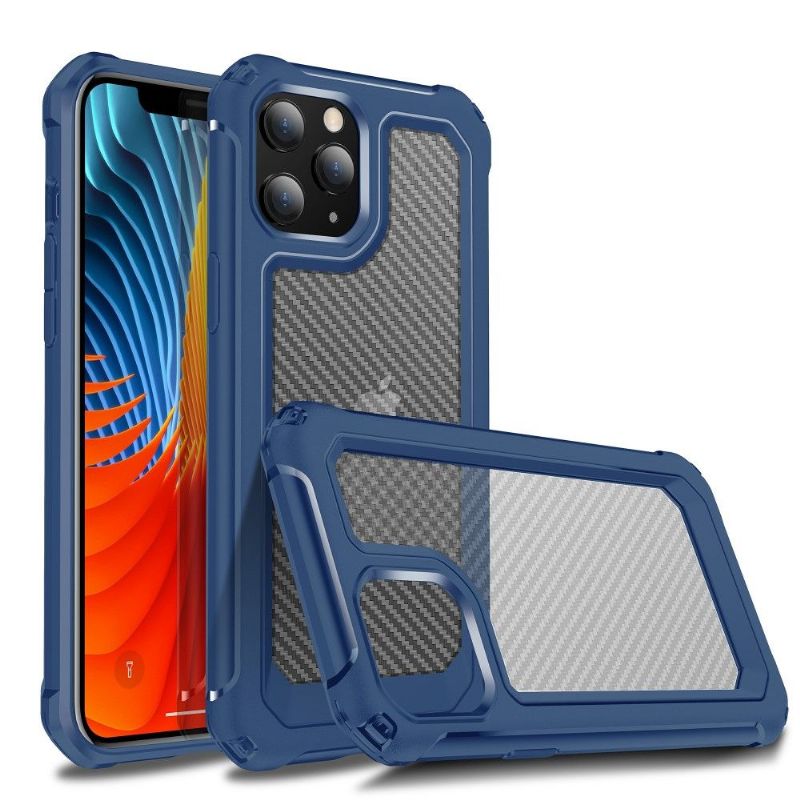 Kryty Na Mobil Na iPhone 12 Pro Max Vymazat Styl Uhlíkových Vláken