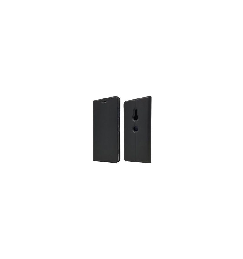 Flipové Pouzdro Na Sony Xperia XZ3 Obchodní Imitace Kůže