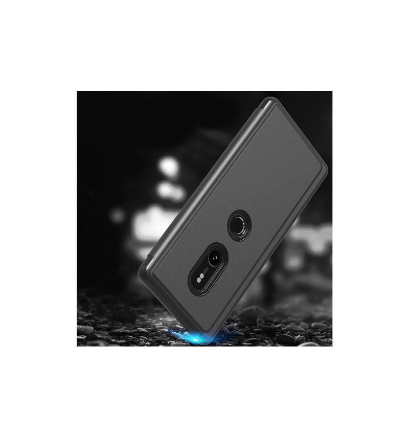 Kryty Na Mobil Na Sony Xperia XZ3 Flipové Pouzdro Zrcadlový Efekt