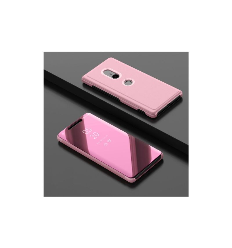Kryty Na Mobil Na Sony Xperia XZ3 Flipové Pouzdro Zrcadlový Efekt