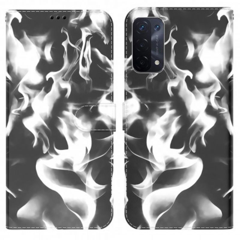 Flipové Pouzdro Na Oppo A54 5G / A74 5G Abstraktní Vzor