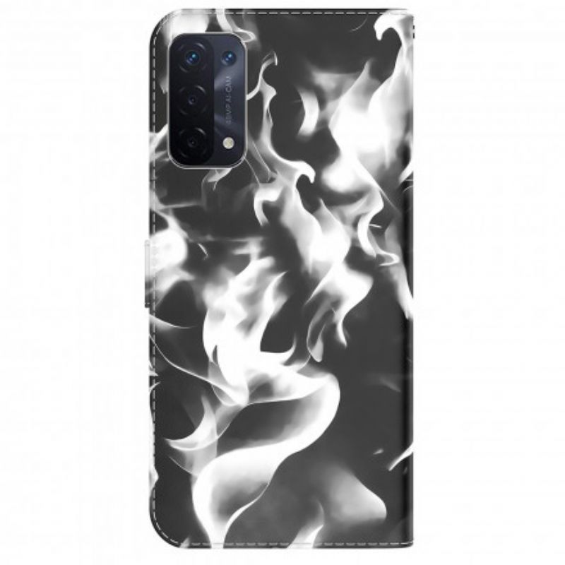 Flipové Pouzdro Na Oppo A54 5G / A74 5G Abstraktní Vzor