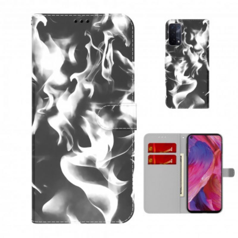 Flipové Pouzdro Na Oppo A54 5G / A74 5G Abstraktní Vzor