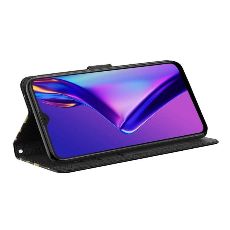 Flipové Pouzdro Na Oppo A54 5G / A74 5G Na Lana Tanga Butterflies