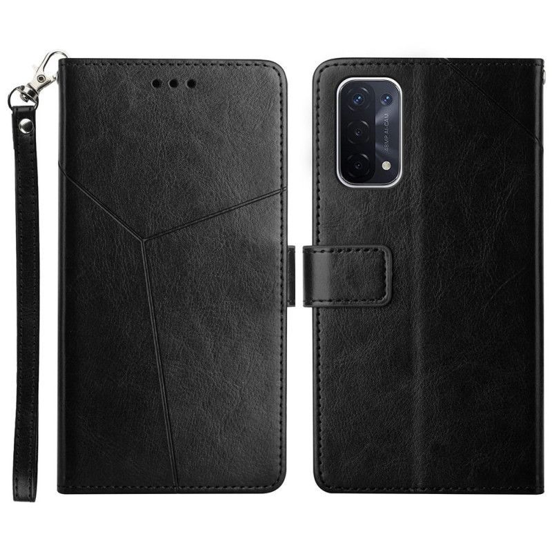 Flipové Pouzdro Na Oppo A54 5G / A74 5G Na Lana Y Strappy Design