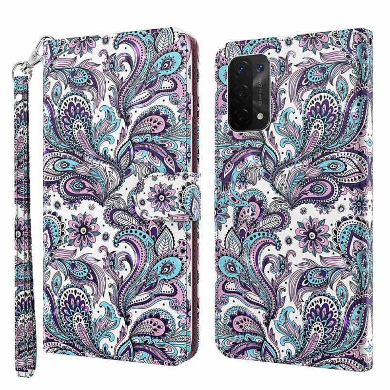 Flipové Pouzdro Na Oppo A54 5G / A74 5G Paisley