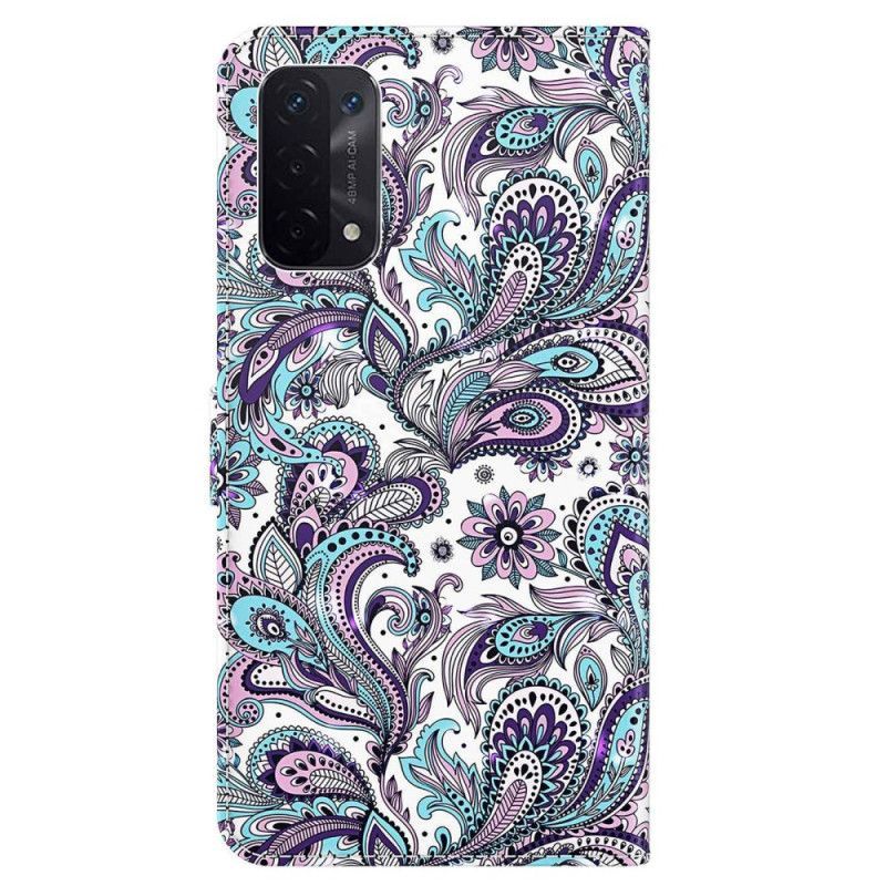 Flipové Pouzdro Na Oppo A54 5G / A74 5G Paisley