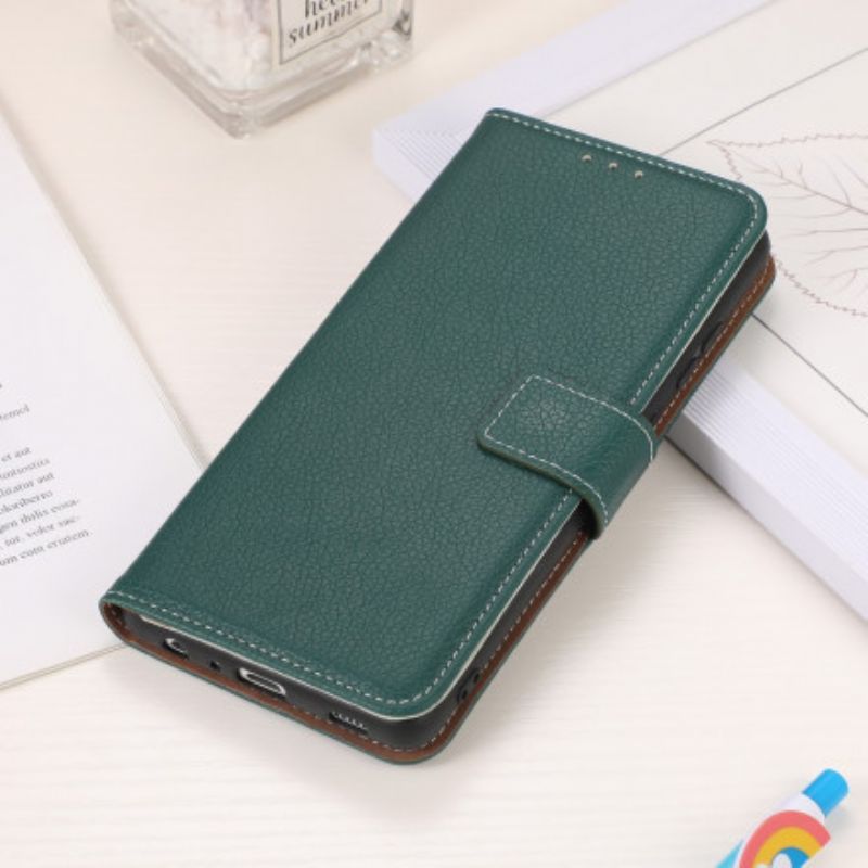 Flipové Pouzdro Na Oppo A54 5G / A74 5G Textura Liči