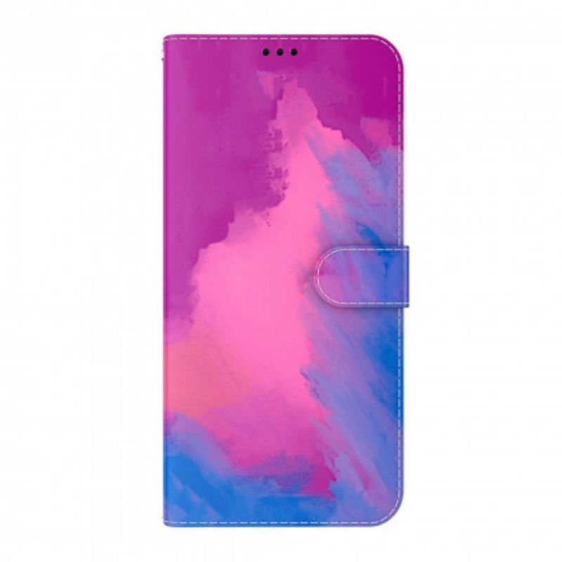 Flipové Pouzdro Na Oppo A54 5G / A74 5G Vodové Barvy