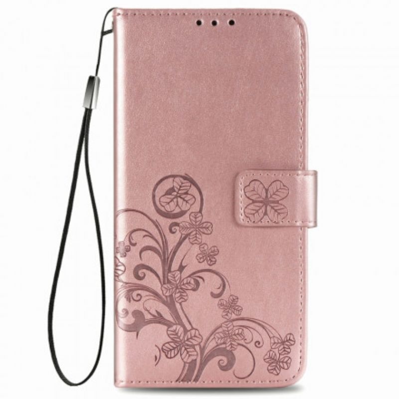 Flipové Pouzdro Na Oppo A54 5G / A74 5G Čtyř Lístek