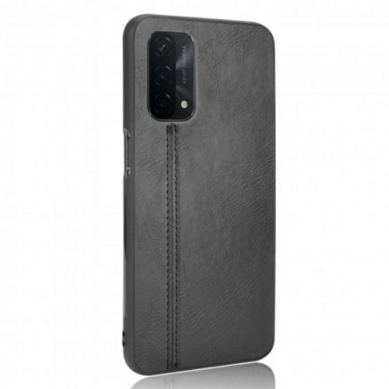 Kryt Na Oppo A54 5G / A74 5G Couture Efekt Kůže