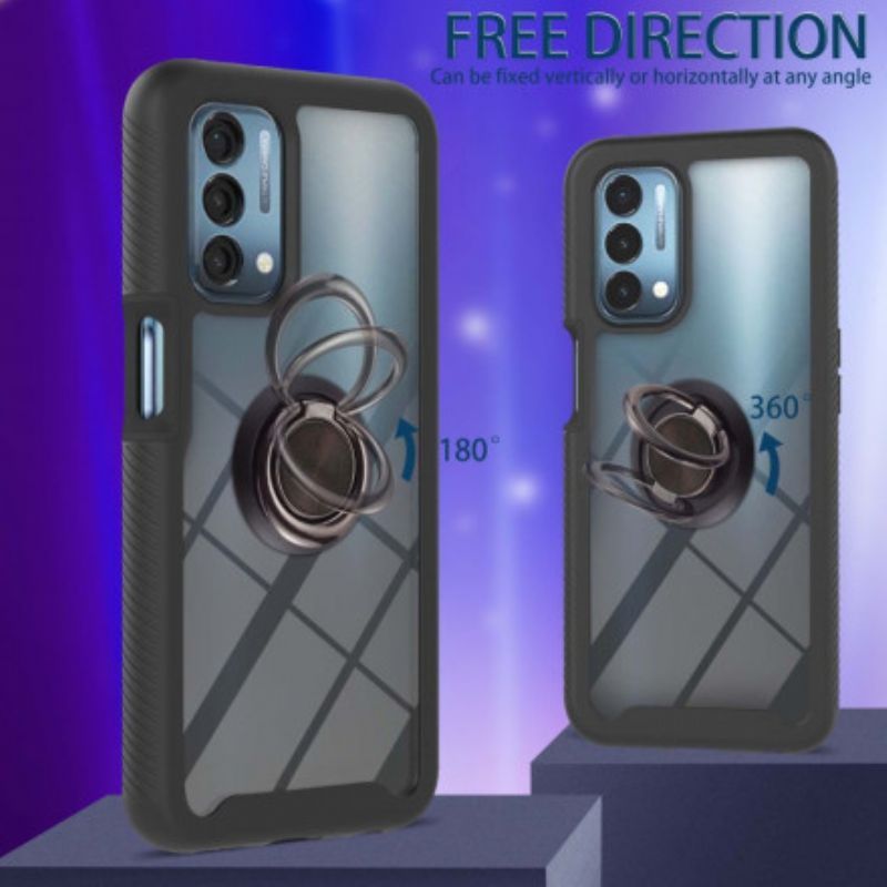 Kryt Na Oppo A54 5G / A74 5G Hybridní Zkosené Hrany S Kroužkem