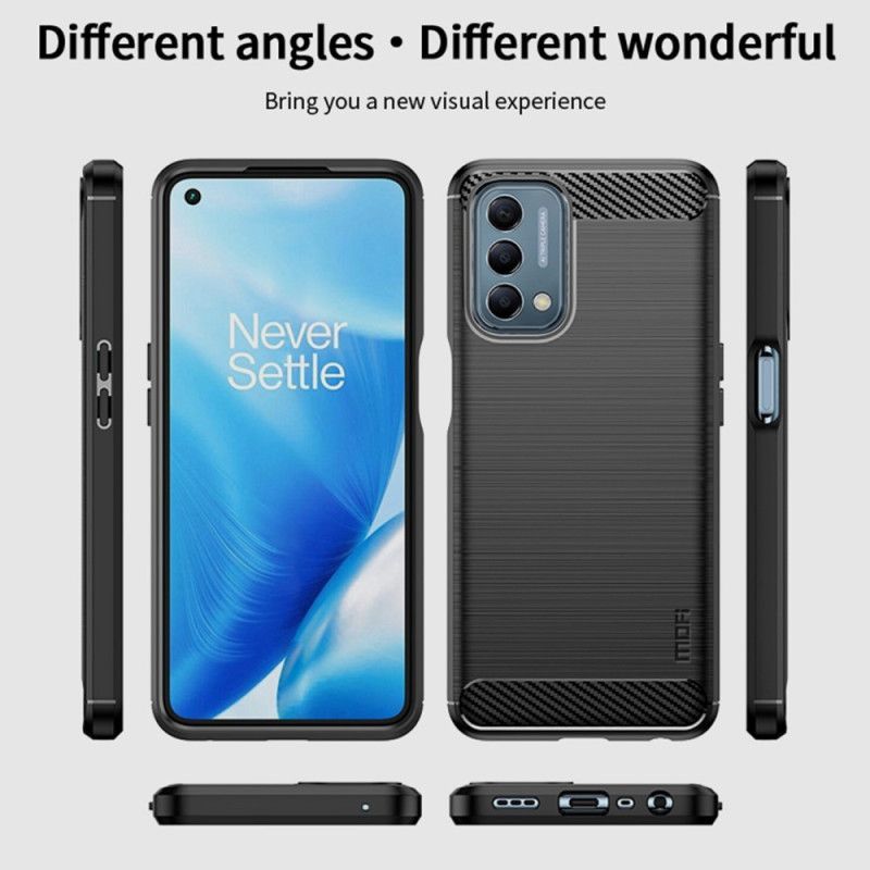 Kryt Na Oppo A54 5G / A74 5G Mofi Kartáčované Uhlíkové Vlákno