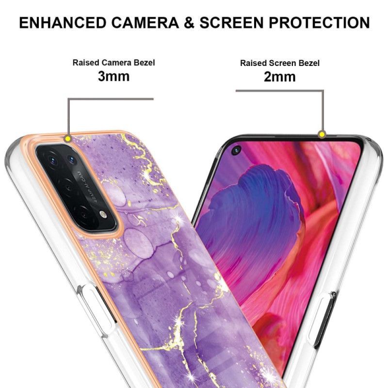 Kryt Na Oppo A54 5G / A74 5G Mramorový Design