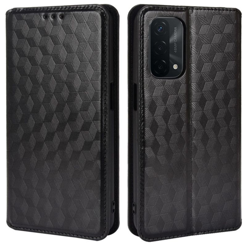 Kryty Na Mobil Na Oppo A54 5G / A74 5G Flipové Pouzdro 3d Textura