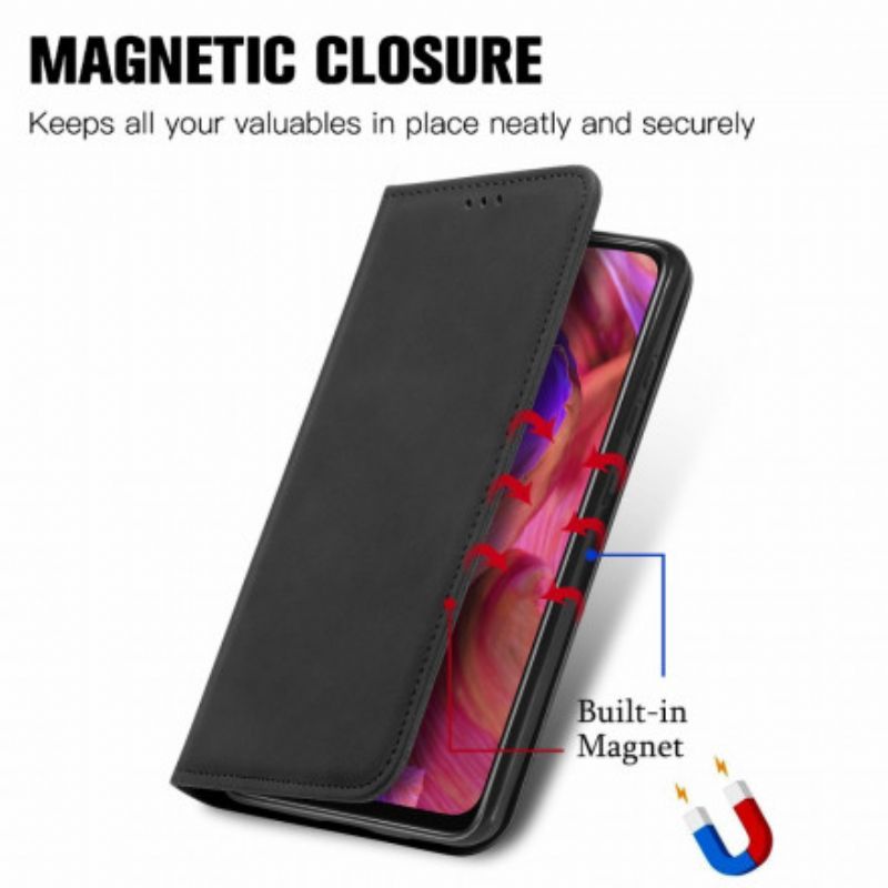 Kryty Na Mobil Na Oppo A54 5G / A74 5G Flipové Pouzdro Skin Touch
