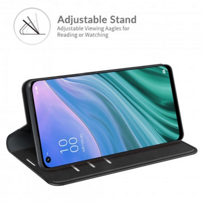 Kryty Na Mobil Na Oppo A54 5G / A74 5G Flipové Pouzdro Skin Touch