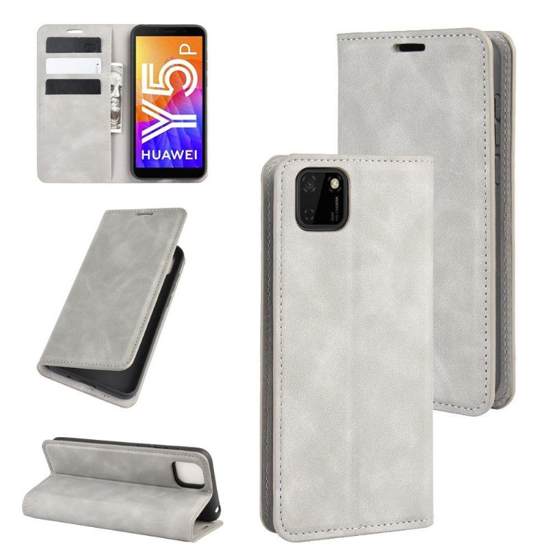 Flipové Pouzdro Na Huawei Y5p Obchodní Retro